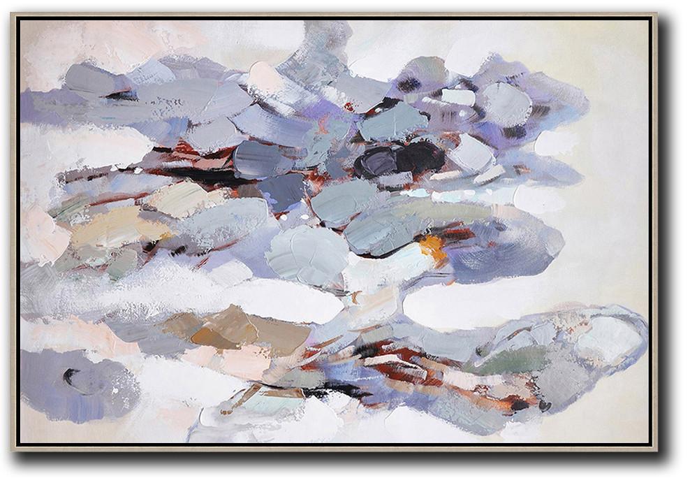 Horizontal Abstract Art #XB46C - Click Image to Close